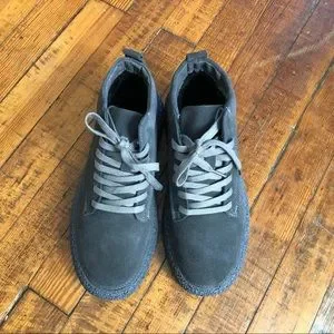 Yoinsu | Shoes | Yoinsu Mens Gray Leather Thick Sole Shoes 